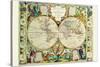 Mappa Monde Carte Universelle De La Terre-Jean Baptiste Nolin-Stretched Canvas