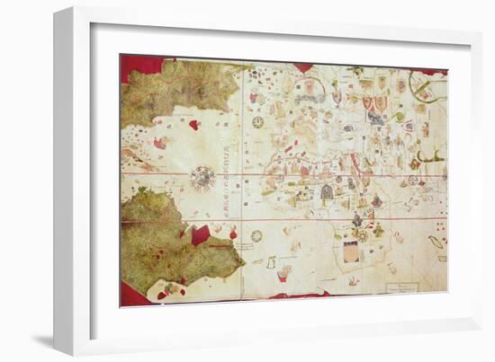 Mappa Mundi, 1502-Juan de la Cosa-Framed Giclee Print