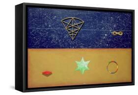 Mappa Stellare-Lucio Del Pezzo-Framed Stretched Canvas