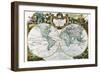 Mappe Monde Nouvelle-George Louis Le Rouge-Framed Art Print