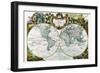 Mappe Monde Nouvelle-George Louis Le Rouge-Framed Art Print