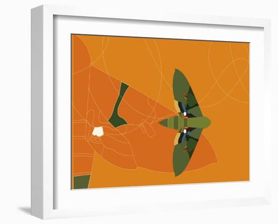Mapped Out Flight-Belen Mena-Framed Giclee Print