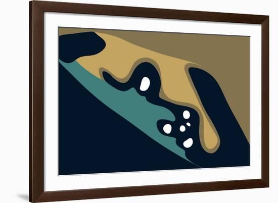 Mapped Terrain-Belen Mena-Framed Giclee Print