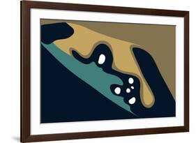 Mapped Terrain-Belen Mena-Framed Giclee Print