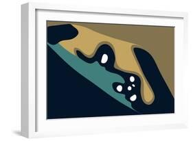 Mapped Terrain-Belen Mena-Framed Giclee Print