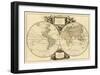 Mappemonde, c.1752-Robert De Vaugondy-Framed Art Print