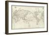 Mappemonde, c.1797-Jean-francois De Galaup La Perouse-Framed Art Print