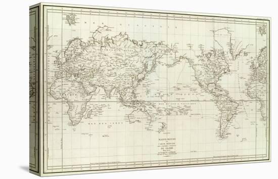 Mappemonde, c.1797-Jean-francois De Galaup La Perouse-Stretched Canvas