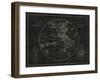 Mappemonde Etching v2-Wild Apple Portfolio-Framed Art Print