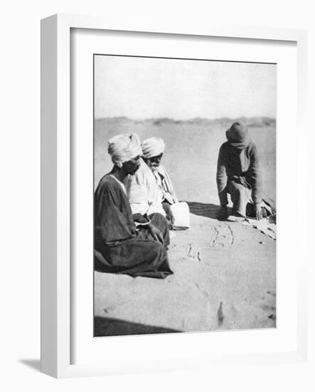 Mapping in the Sand, Halfa to Shellal, Egypt, 1926-Thomas A Glover-Framed Giclee Print