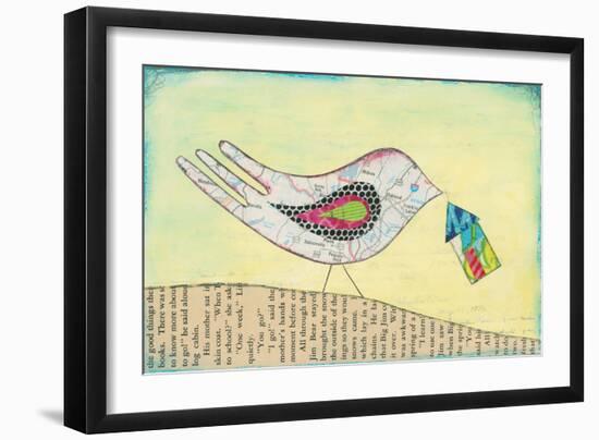 Mapping the Way Home I-Courtney Prahl-Framed Art Print