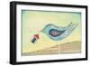 Mapping the Way Home II-Courtney Prahl-Framed Premium Giclee Print