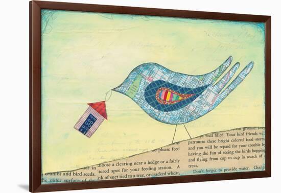 Mapping the Way Home II-Courtney Prahl-Framed Art Print