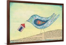 Mapping the Way Home II-Courtney Prahl-Framed Art Print