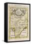 Maps, Asia, India 1719-null-Framed Stretched Canvas