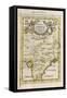 Maps, Asia, India 1719-null-Framed Stretched Canvas