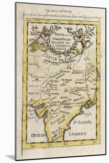 Maps, Asia, India 1719-null-Mounted Art Print