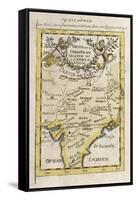 Maps, Asia, India 1719-null-Framed Stretched Canvas