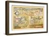 Maps of Eastern Europe and Russia-Abraham Ortelius-Framed Art Print