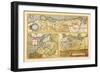 Maps of Eastern Europe and Russia-Abraham Ortelius-Framed Art Print