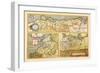 Maps of Eastern Europe and Russia-Abraham Ortelius-Framed Art Print