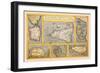 Maps of Italian Islands-Abraham Ortelius-Framed Art Print