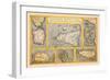 Maps of Italian Islands-Abraham Ortelius-Framed Art Print