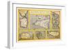 Maps of Italian Islands-Abraham Ortelius-Framed Premium Giclee Print