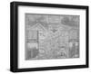 Maps of London, 1610-John Norden-Framed Giclee Print