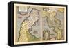 Maps of Peninsulas-Abraham Ortelius-Framed Stretched Canvas