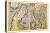 Maps of Peninsulas-Abraham Ortelius-Stretched Canvas
