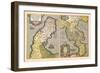 Maps of Peninsulas-Abraham Ortelius-Framed Art Print