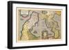 Maps of Peninsulas-Abraham Ortelius-Framed Art Print