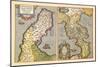Maps of Peninsulas-Abraham Ortelius-Mounted Art Print