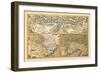 Maps of Rome-Abraham Ortelius-Framed Art Print