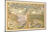 Maps of Rome-Abraham Ortelius-Mounted Art Print