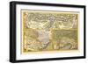 Maps of Rome-Abraham Ortelius-Framed Art Print