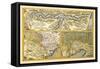 Maps of Rome-Abraham Ortelius-Framed Stretched Canvas