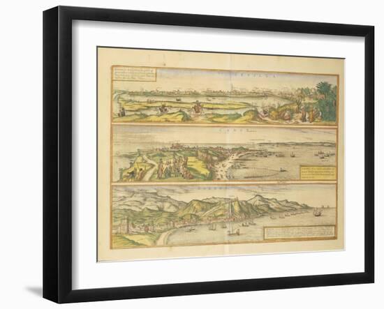 Maps of Seville-null-Framed Giclee Print