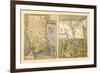 Maps of Turkey, Egypt, and Libya-Abraham Ortelius-Framed Art Print