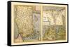 Maps of Turkey, Egypt, and Libya-Abraham Ortelius-Framed Stretched Canvas