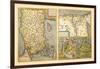 Maps of Turkey, Egypt, and Libya-Abraham Ortelius-Framed Art Print