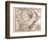 Maps of Western Australia, Tasmania and New Zealand, 1872-null-Framed Giclee Print