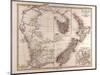 Maps of Western Australia, Tasmania and New Zealand, 1872-null-Mounted Giclee Print