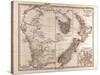 Maps of Western Australia, Tasmania and New Zealand, 1872-null-Stretched Canvas