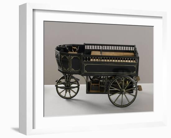 Maquette de la voiture à gaz de Lenoir-null-Framed Giclee Print