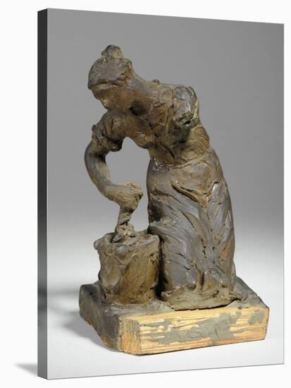 Maquette for a Figure of a Washer-Woman-William Hamo Thornycroft-Stretched Canvas