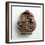 Maquette for a Key Bow with a Cupid Whispering to a Seated Girl-Alfred Gilbert-Framed Giclee Print