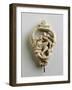 Maquette for a Key Bow with a Cupid Whispering to a Seated Girl-Alfred Gilbert-Framed Giclee Print