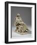 Maquette for Alfred, Lord Tennyson Seated at Trinity College, Cambridge, C.1909-William Hamo Thornycroft-Framed Giclee Print